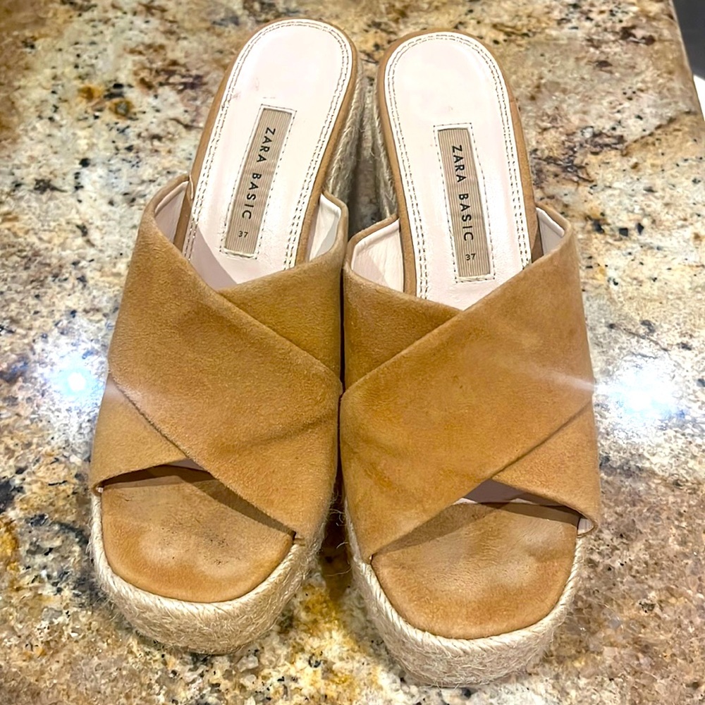 Zara platform sandals